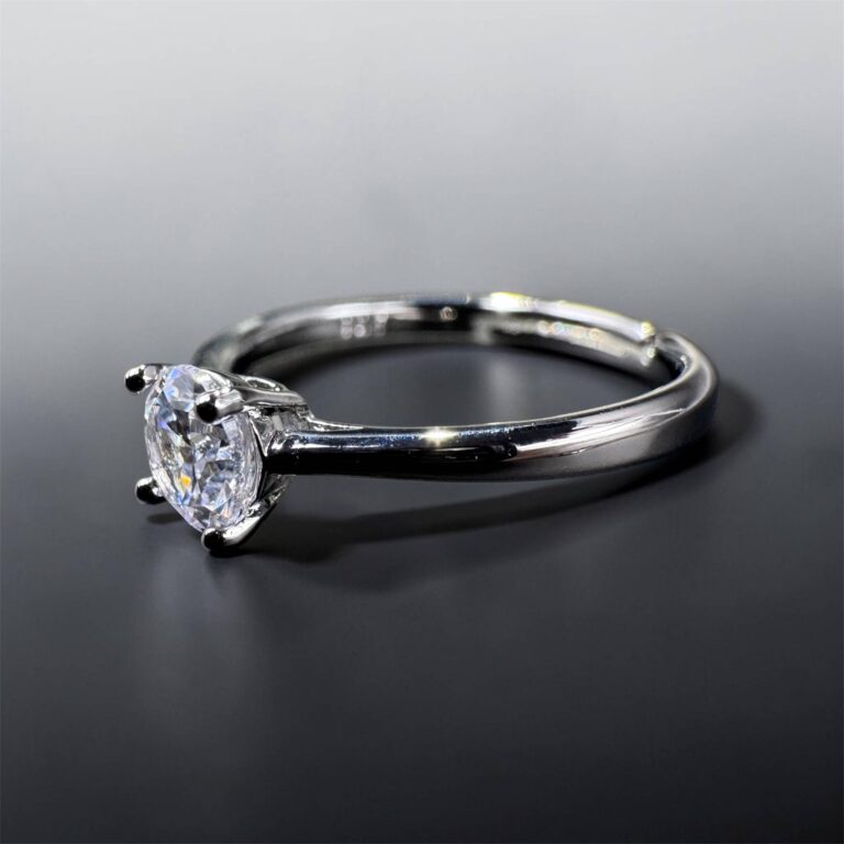 Anillo de Compromiso de Plata .925 Eurídice: Promesa Eterna